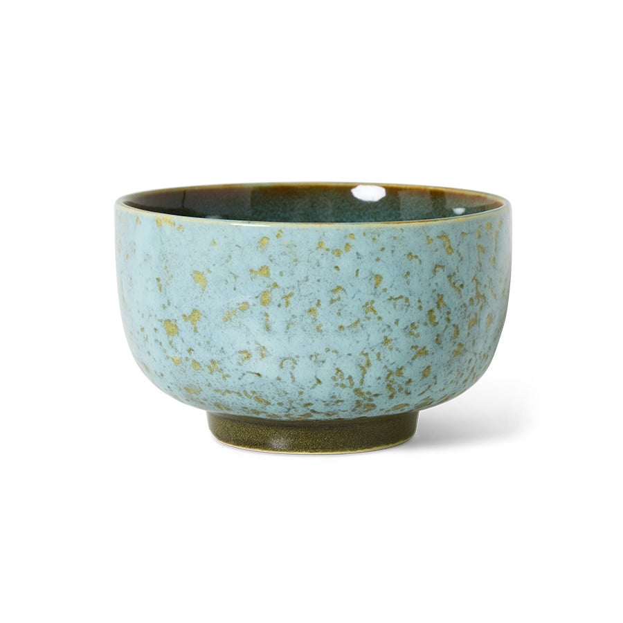 70s ceramics - Noodle bowl - Verdigris