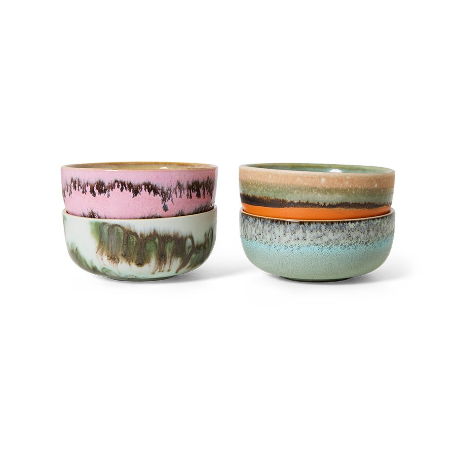 70s ceramics - Tapas bowls renaissance - Set of 4