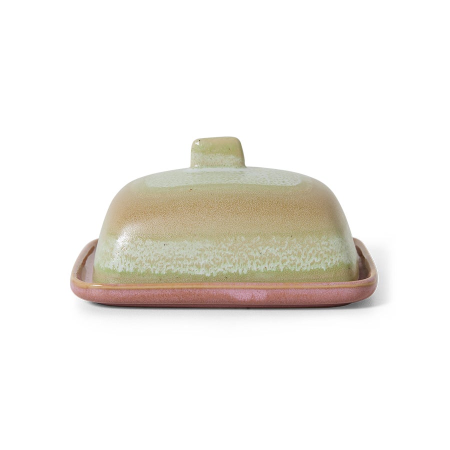 70s ceramics - Butter dish - Skyline