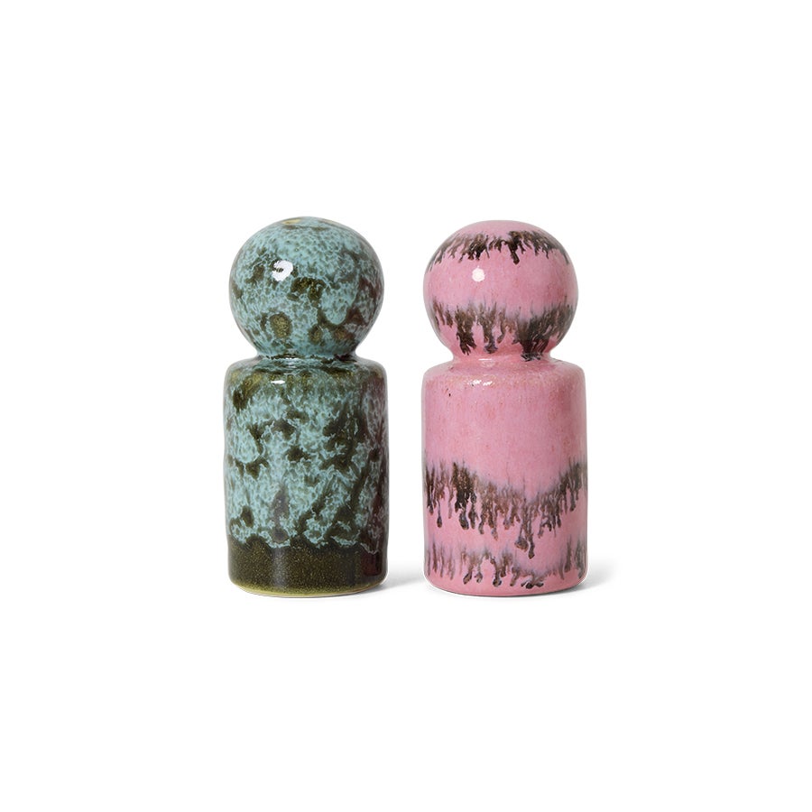 70s ceramics - Pepper & salt - Baroque