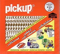 Pickup letter/cijferboek vivace goud 8 mm