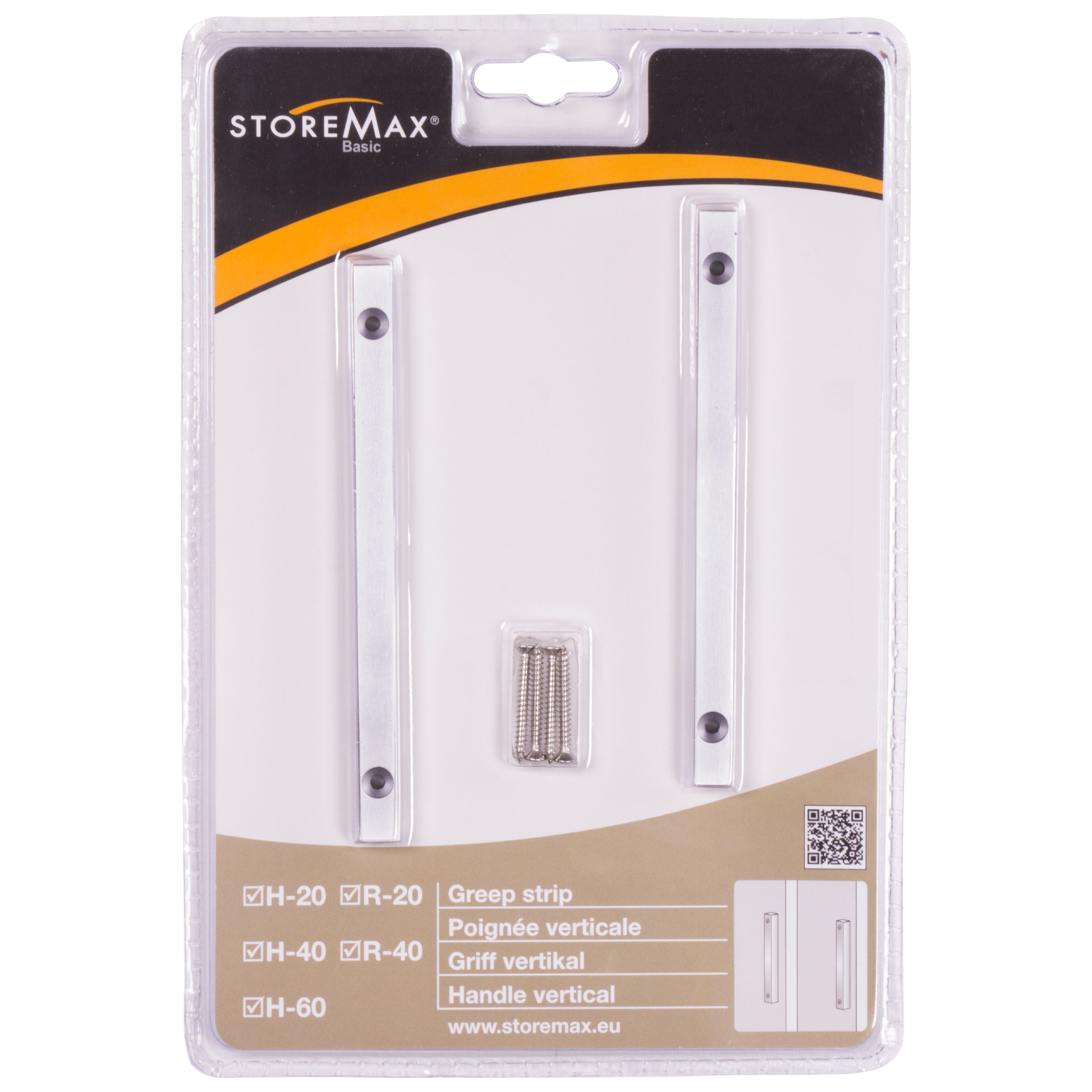 Schuifd. acc. handgreep strip (staaf)2st