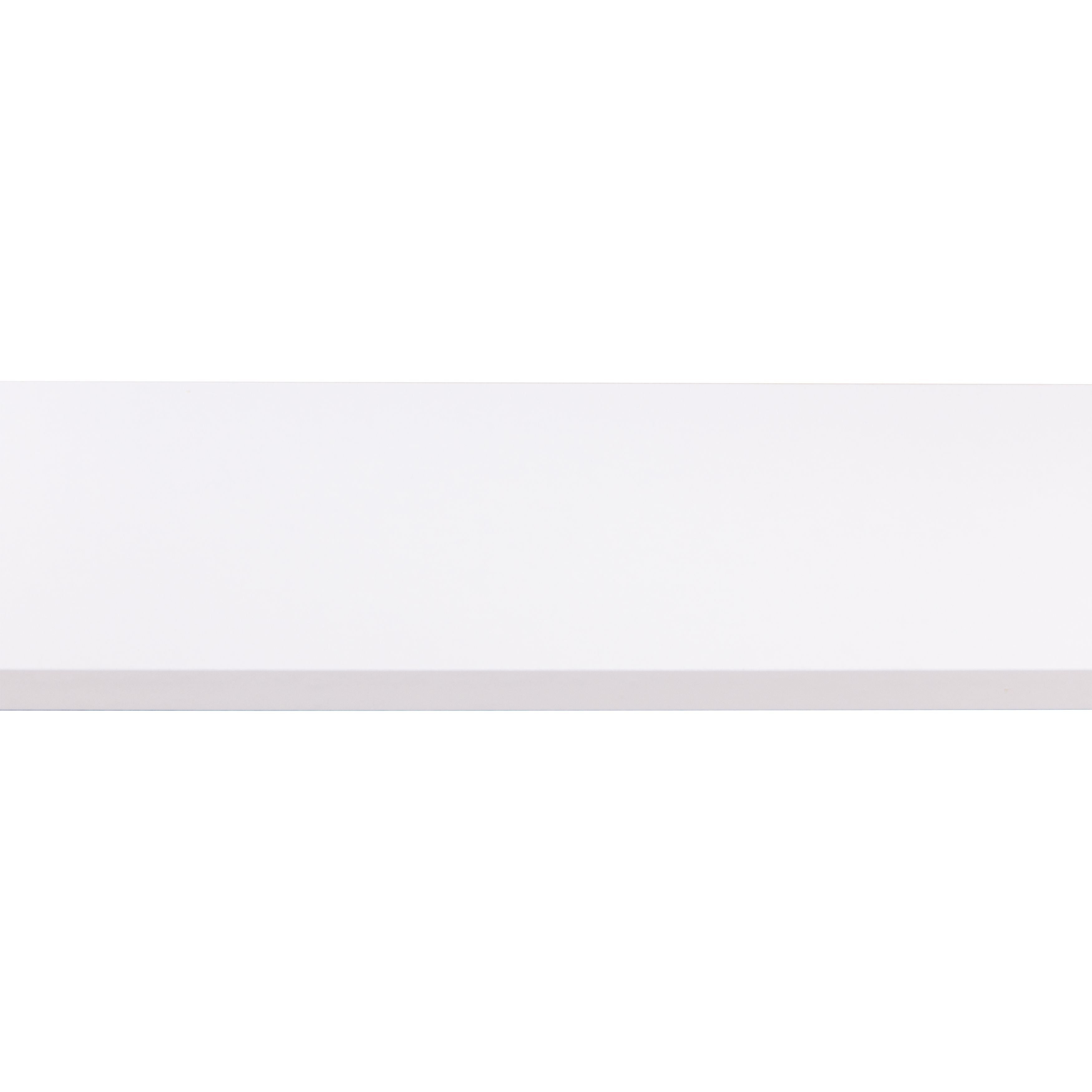 Meubelpaneel rechtkant 18mm wit 250X25cm