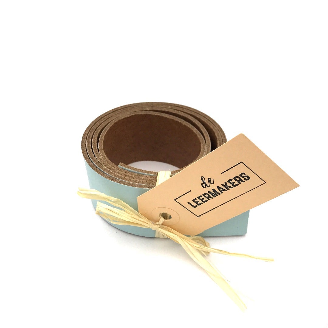 Plankdrager Azzurro met koperkleurige schroeven - set van 2