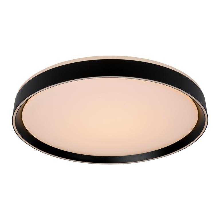 Plafonnière - Nuria Ø 30 Cm Led Dimb. 1X18W 2700K 3 Stepdim  - Zwart