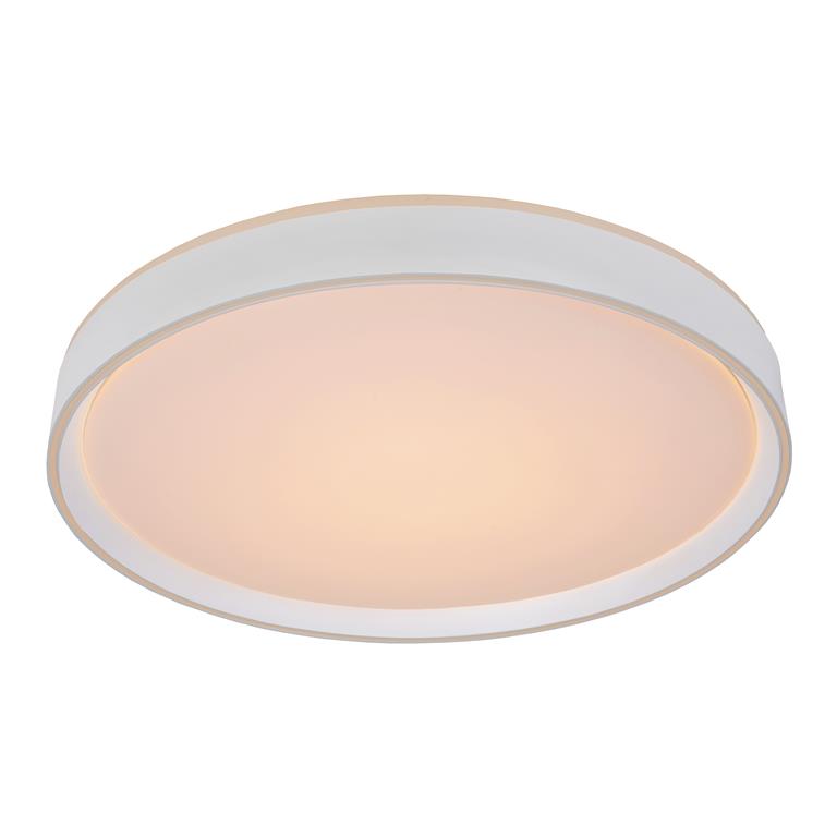 Plafonnière - Nuria Ø 50 Cm Led Dimb. 1X36W 2700K 3 Stepdim  - Wit