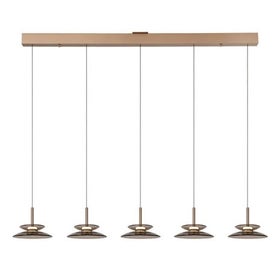 Hanglamp - SANTIAGO LED Dimb. CCT 5x10W 2700K/4000K - Amber