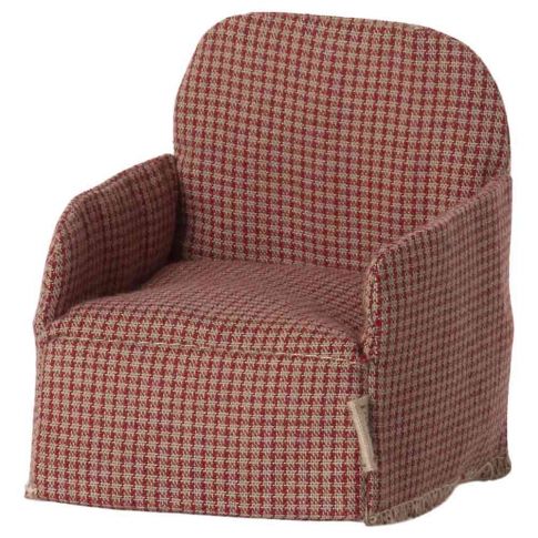 Poppenhuis fauteuil - Rood