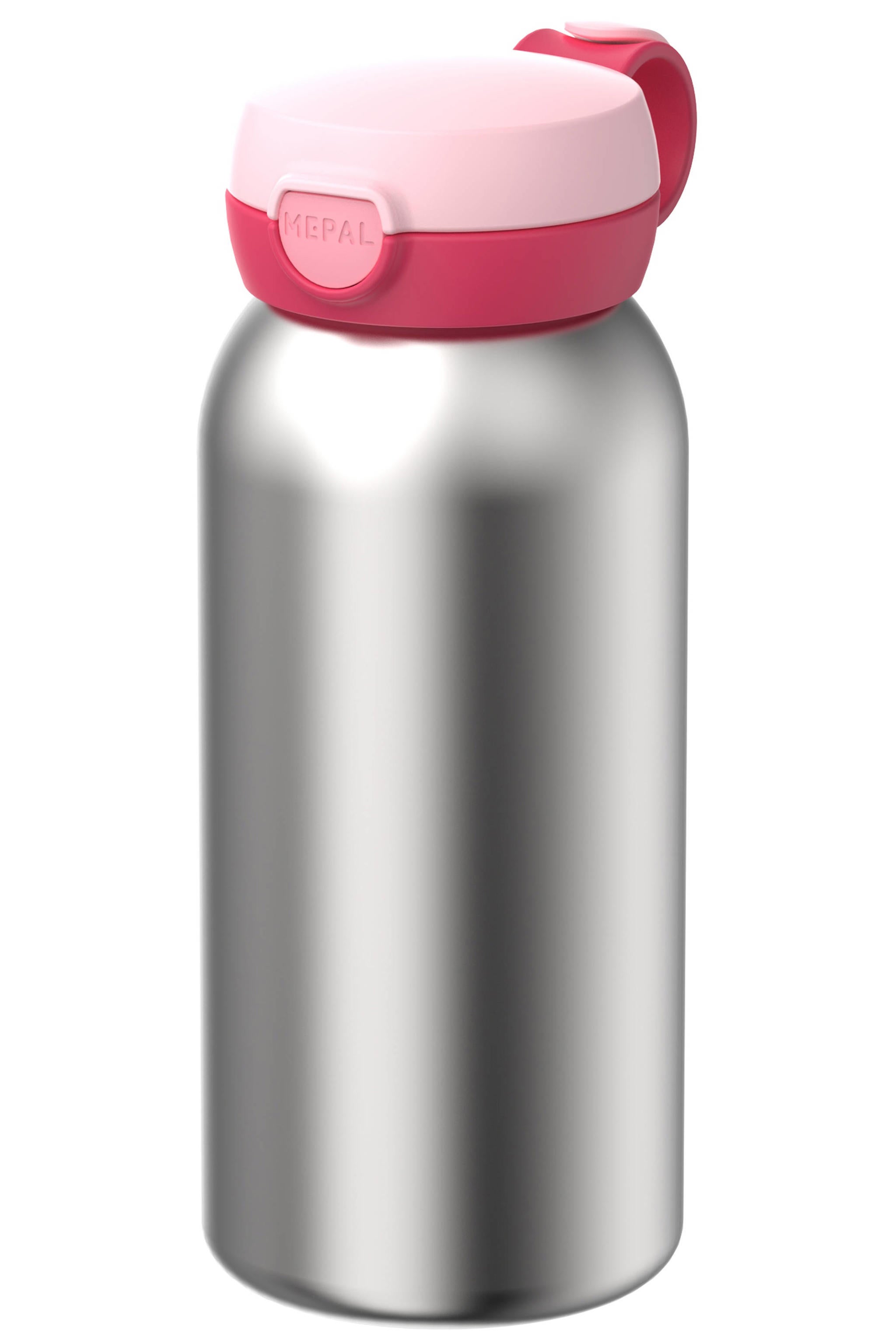 Drinkfles - RVS met flipdop 600ml - Cool pink