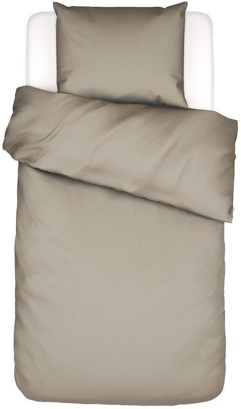 Dekbedovertrek - Minte Eenpersoons 140/200-220 cm – Taupe