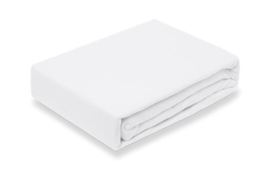 Molton - Stretch hoeslaken 1-persoons 80-100x190-220 - White
