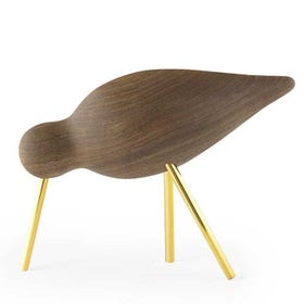 Shorebird - vogel collectors item - medium - Walnoot Messing