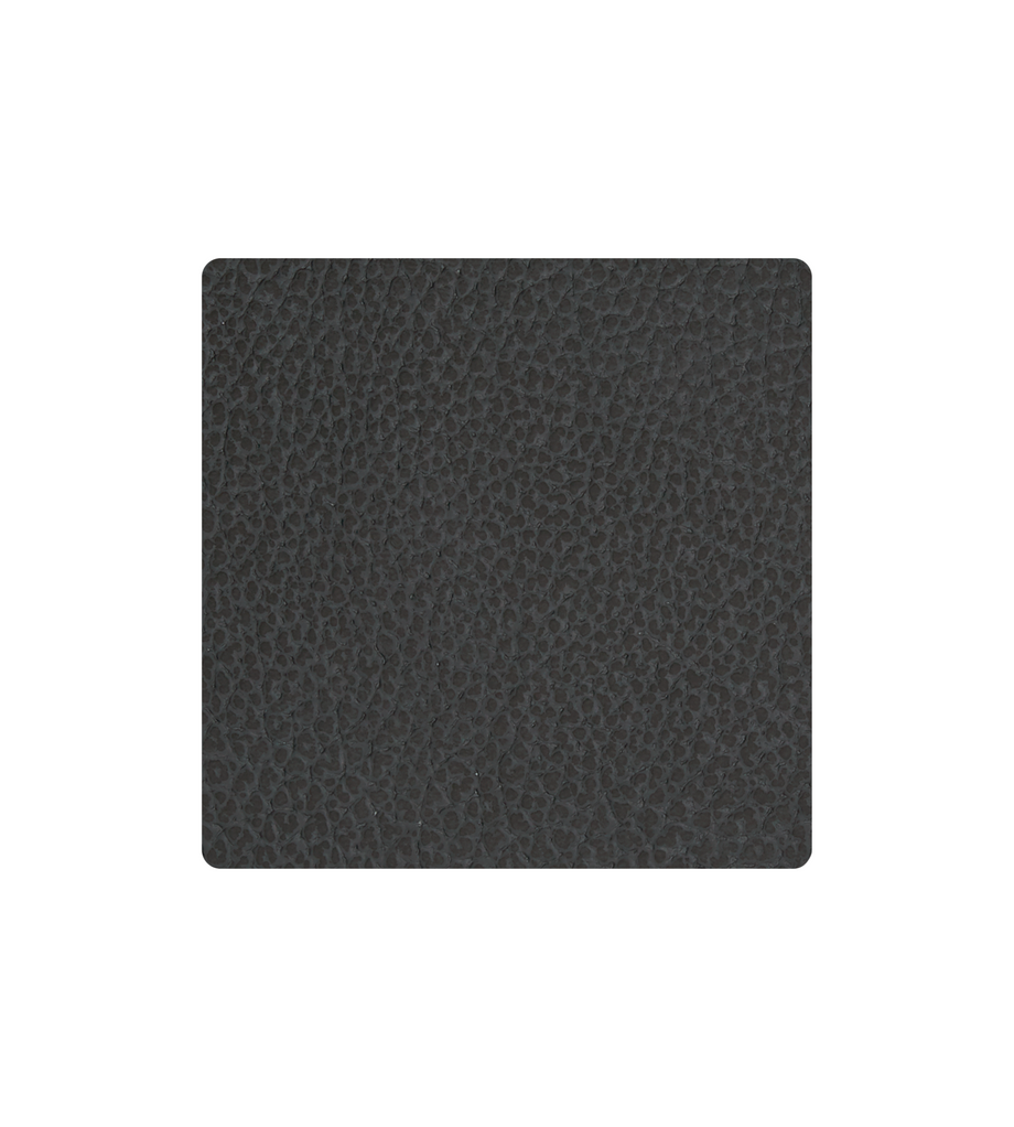 Onderzetter Square Hippo - 10x10 cm - Black-Anthracite