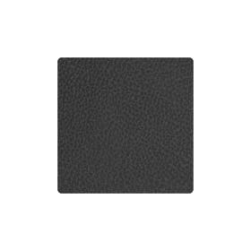 Onderzetter Square Hippo - 10x10 cm - Black-Anthracite