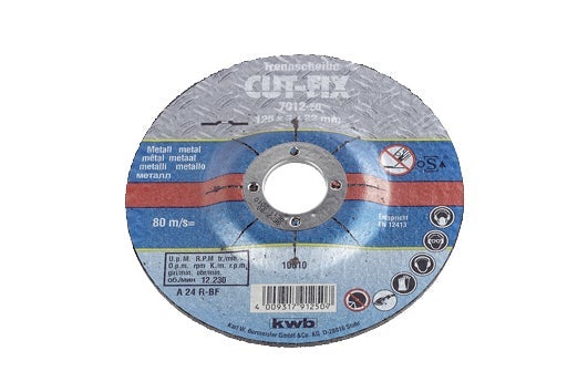Kwb doorslijpschijf voor metaal, 125 mm