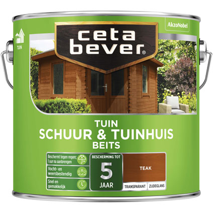 Schuur&tuinhuis Beits - 2,5L - Teak