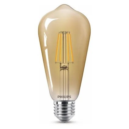 Ledlamp - Filament E27 3W - Amber
