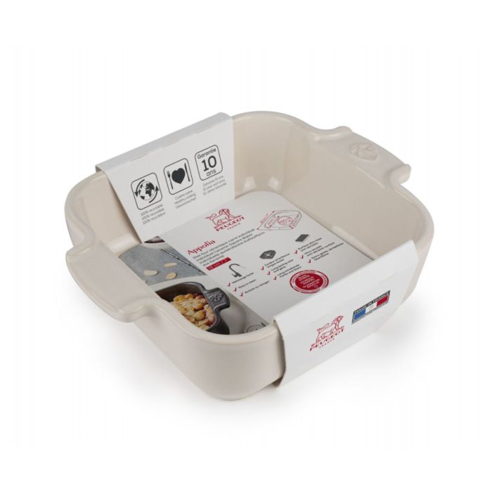 Ovenschaal - Vierkant - 22cm - Grijs