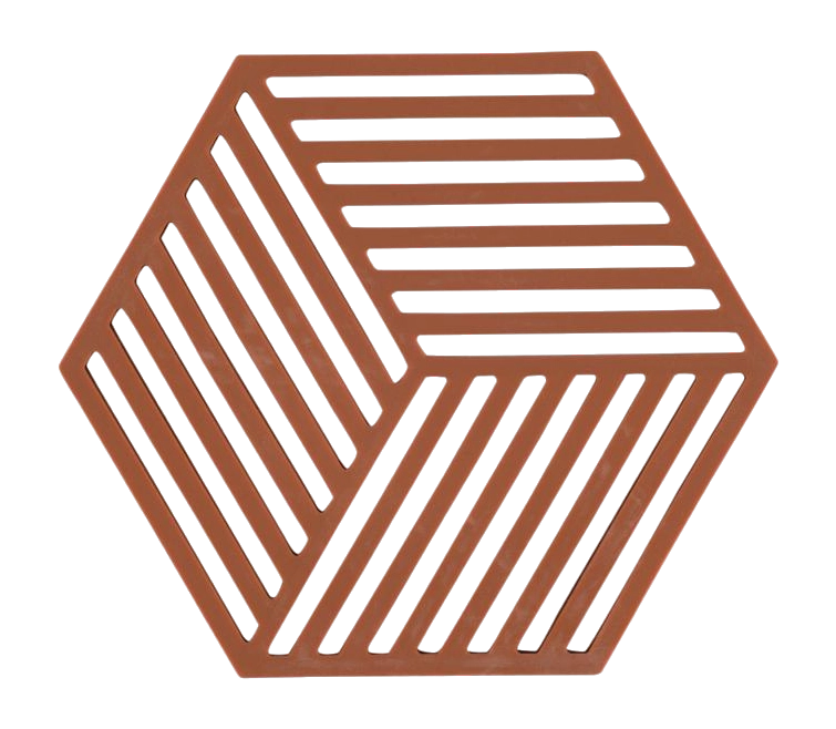 Pannenonderzetter - Hexagon - Terracotta