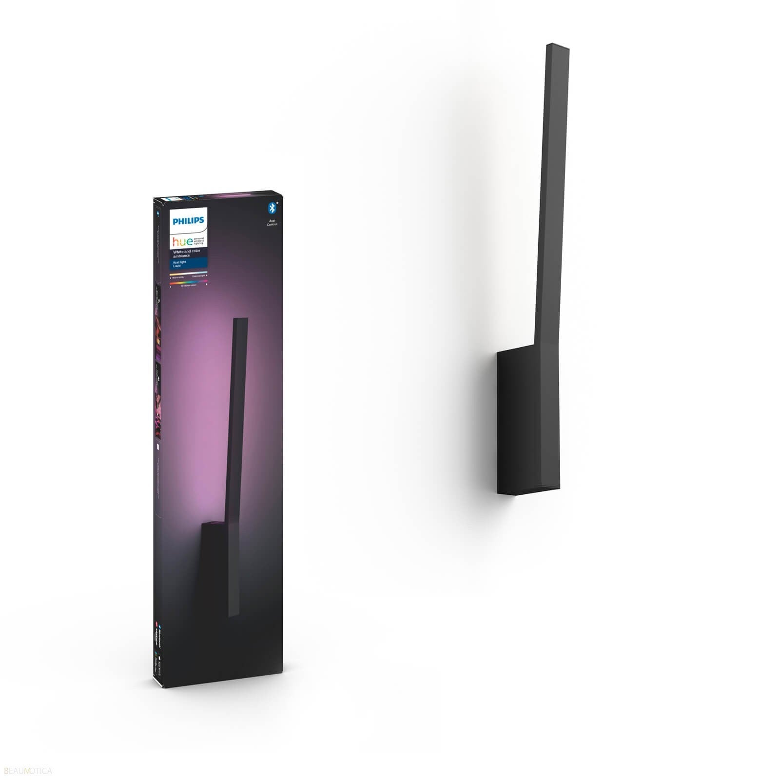 Wandlamp - Liane geintegreerde led 850lm - Zwart