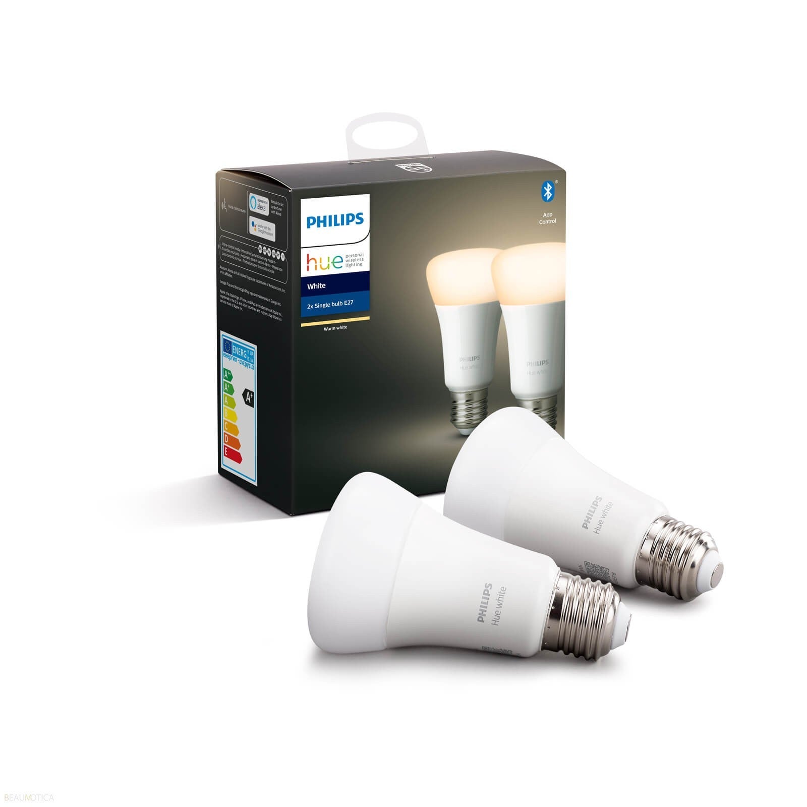 Ledlamp - White E27 800lm - 2-pack