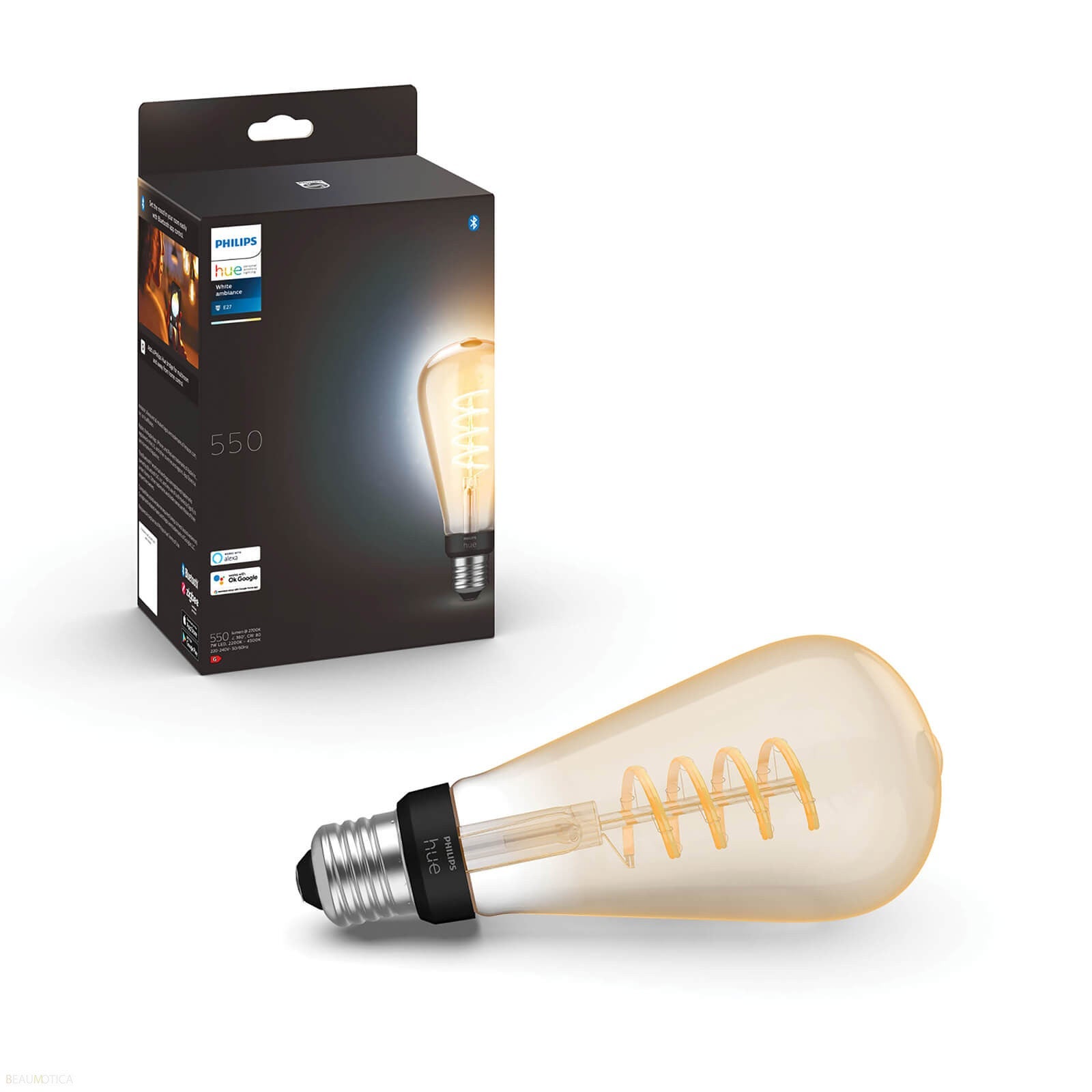 Ledlamp - Filament White Ambiance E27 550lm - 1 stuk