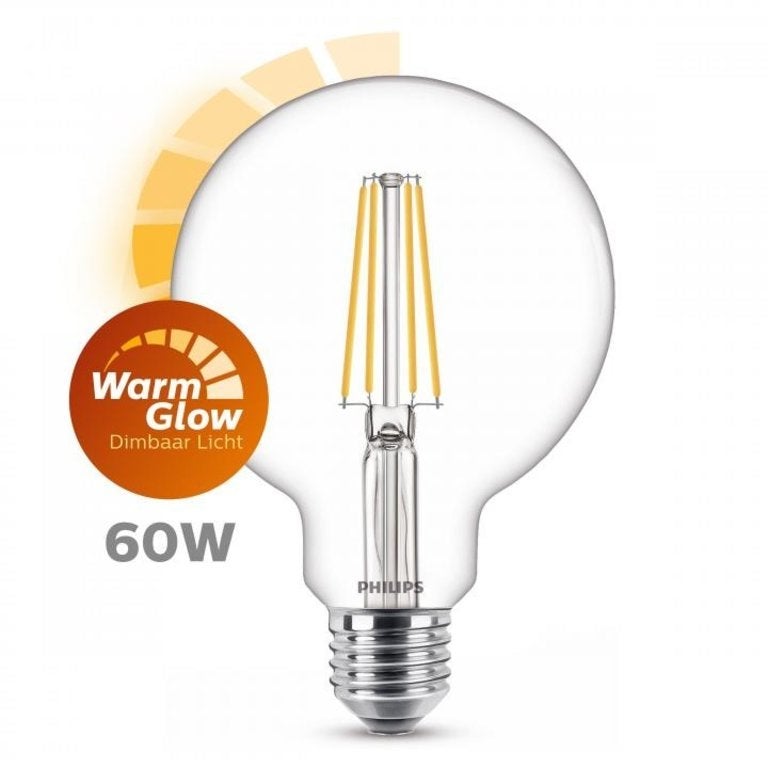 Kogellamp - Classic e27 806lm - Transparant