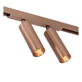 Railverlichting - LINIALfase Railsysteem / Smart Railverlichting Smart 48V Track 2xLED - Champagne kleur