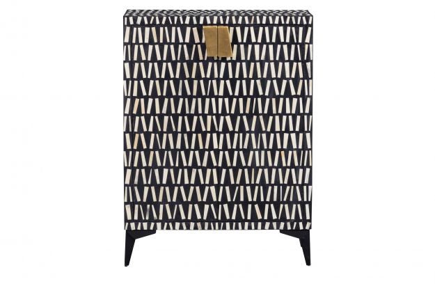 Opbergkast - Menne - Zwart/Wit