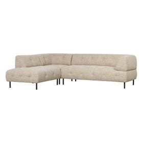 Hoekbank - Lloyd Polyester - Naturel Melange