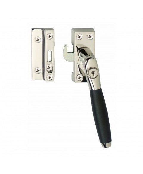 Intersteel Raamsluiting Ton 400 afsluitbaar SKG* rechts nikkel/ebbenhout