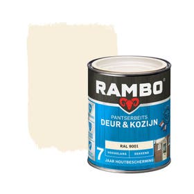Rambo deur & kozijn pantserbeits hoogglans dekkend ral 9001 750 ml