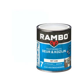 Rambo deur & kozijn pantserbeits zijdeglans dekkend wit 1100 750 ml