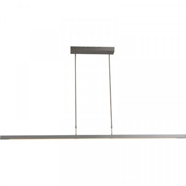 Hanglamp Real 2x LED nikkel mat - 160 cm met dimmer