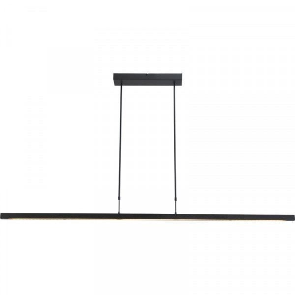 Hanglamp Real 2x LED antraciet mat - 160 cm met dimmer