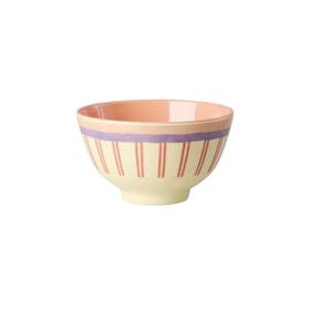 Melamine Kom - Small - Stripey Love Print