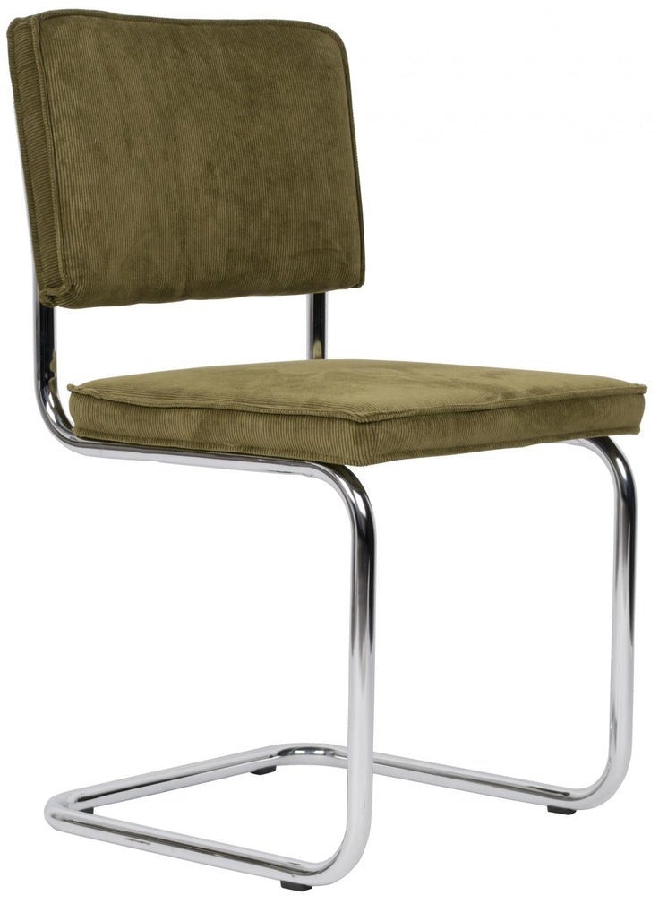 Stoel met armleuning - Ridge Kink Rib set van 2 - Groen