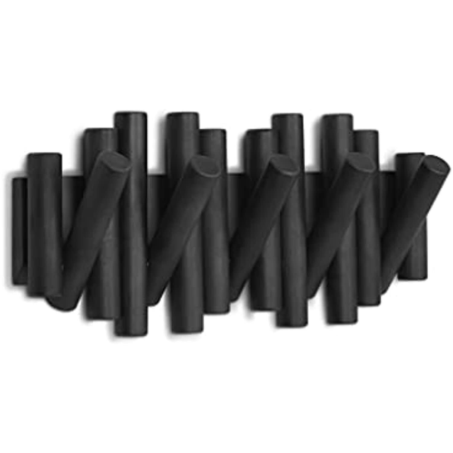 Wandkapstok - Picket rail hook - Zwart