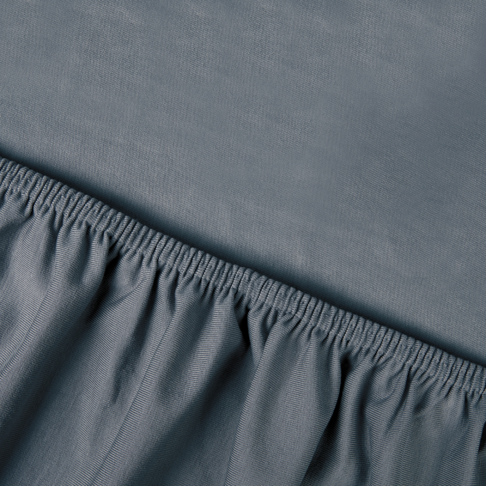 Hoeslaken - Saiko - Denim 140-160/200-220 cm