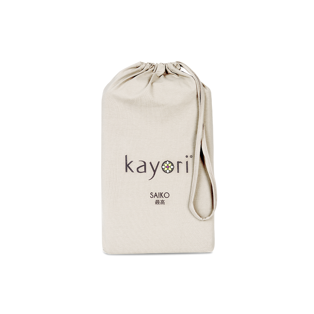 Topperhoeslaken - Saiko - Zand 140-160/200-220 cm