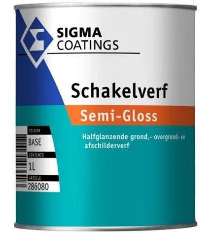 Houtlak - schakelverf semigloss 1 liter - basis ZX