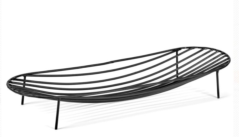 Fruitschaal - Nana Metal Sculpture Medium - Zwart