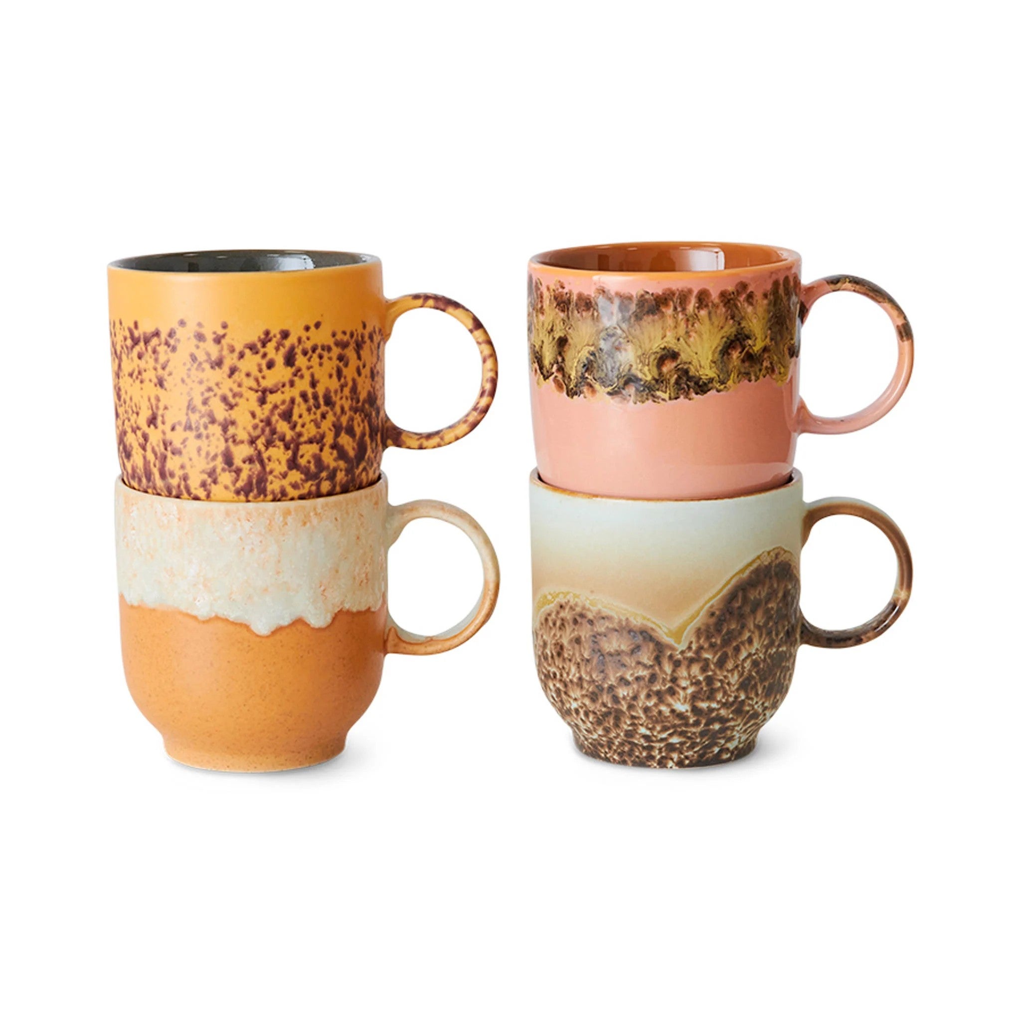 Koffiemok - 70's Ceramic - Cape (set van 4)
