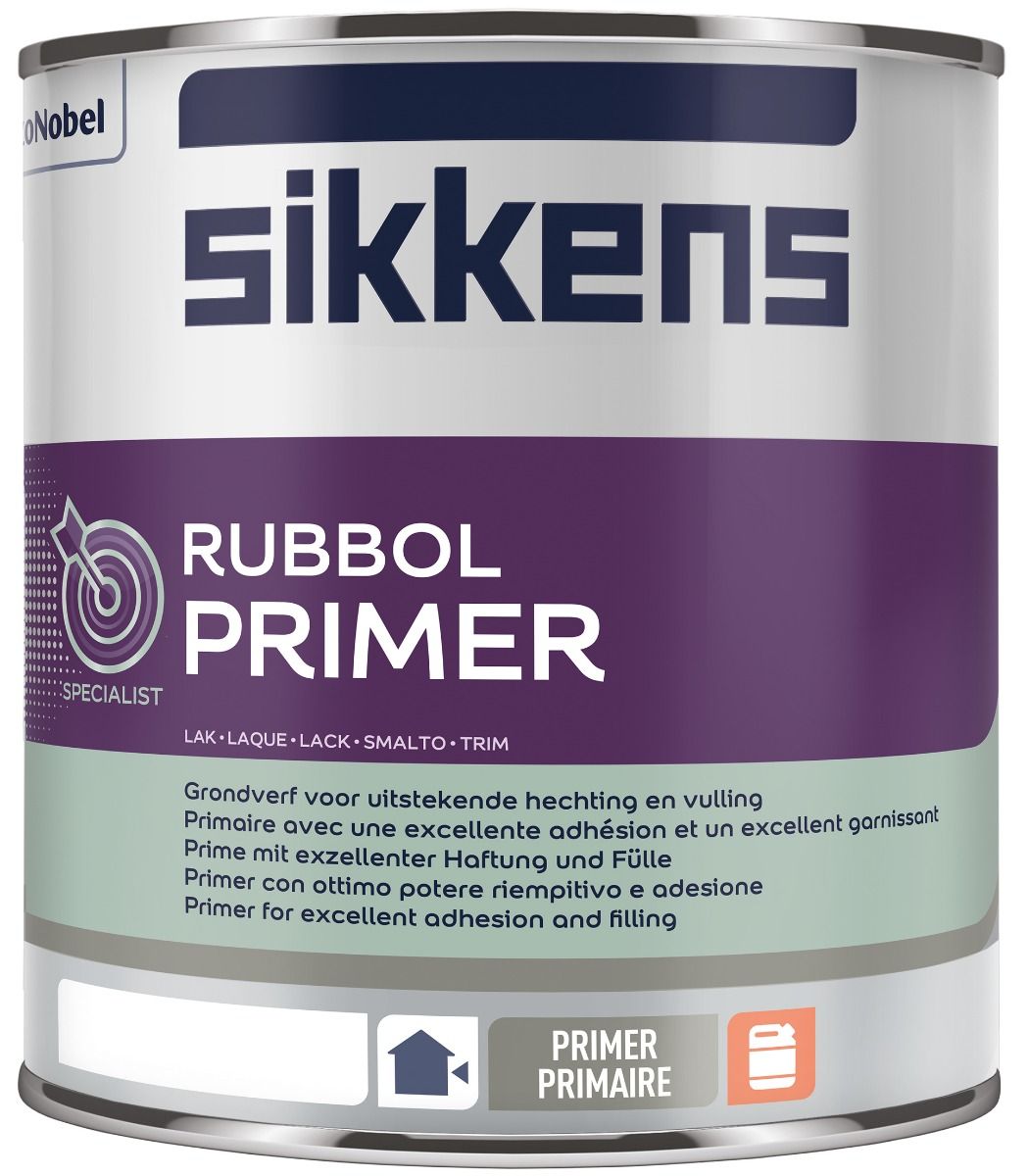 Grondverf - Rubbol primer 1 liter - Wit