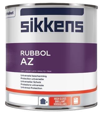 Houtlak - Rubbol AZ Hoogglans 1 liter - W05