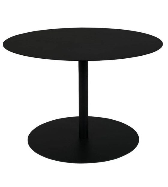 Bijzettafel Snow rond M - zwart