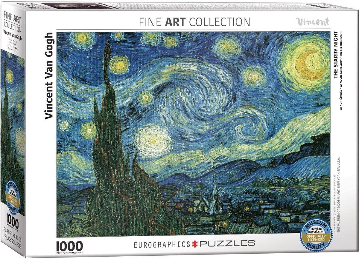 Puzzel - Starry night - 1000 stukjes