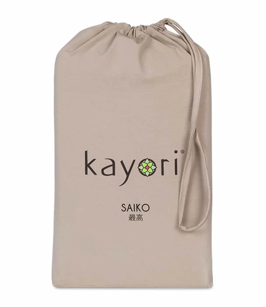 Hoeslaken - Saiko - Taupe 140-160/200-220 cm