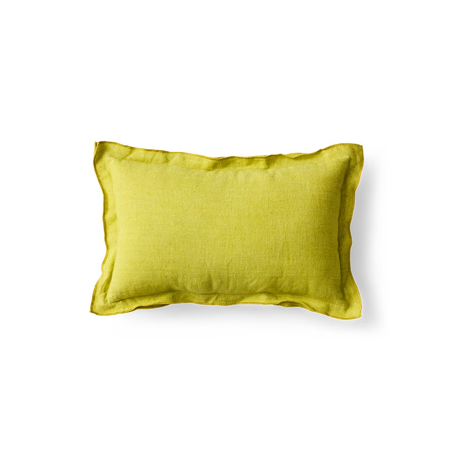 Linnen Kussen - Lemongrass - 50x30cm