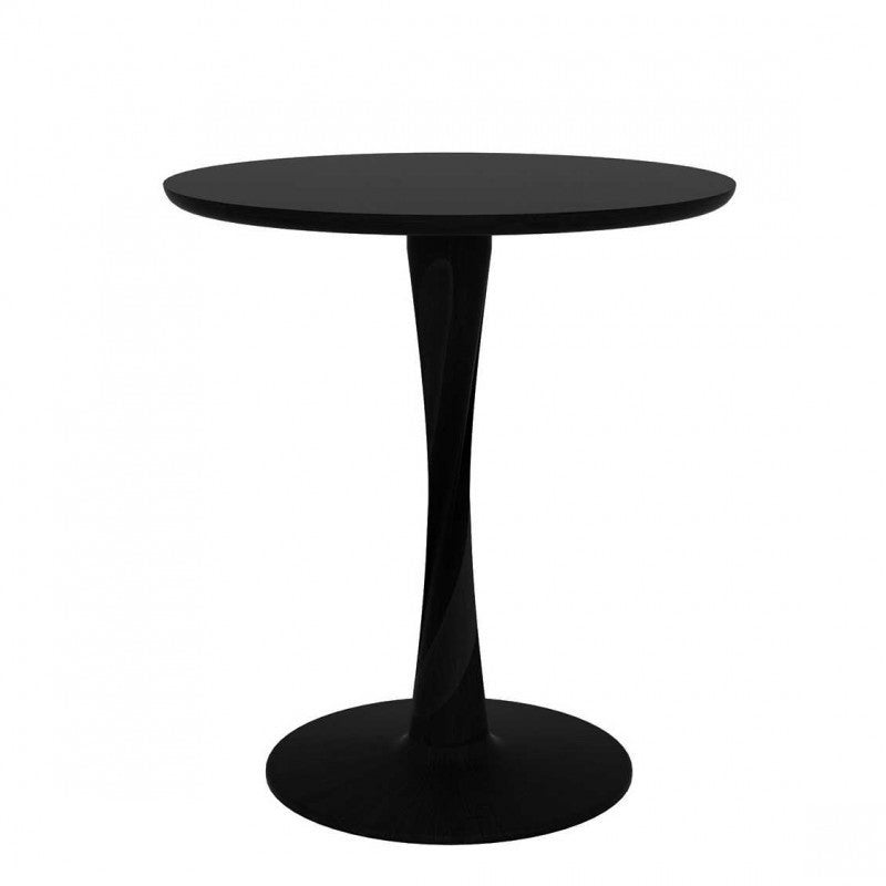 Eettafel Torsion 90 cm - zwart